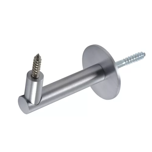 Lépcsőkorlát-tartó rozetta ? 50 mm faltáv. 75 mm nemesacél krómozott