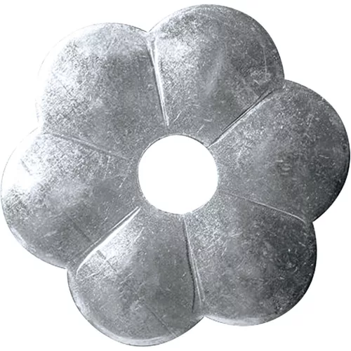 Díszrozetta (gerendaalátét) átmérő 80x4 mm furat-átmérő 17 mm fekete porszórt acél