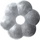 Díszrozetta (gerendaalátét) átmérő 80x4 mm furat-átmérő 17 mm fekete porszórt acél