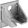 Sarok rögzítővas HELM 404 W egyszeres rozsdamentes