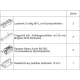 HAWA Junior 100/B vasalatszett fához 2 Standard ütköző tartócsavar +20mm