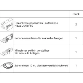   HAWA-Junior 80/Z szim. szinkron vasalati rend. szárnyszélesség 500-1200 mm