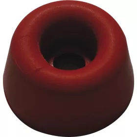 Gumiütköző átmérő 20 mm magasság 10 mm piros gumi
