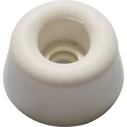 Gumiütköző átmérő 20 mm magasság 10 mm krémfehér gumi
