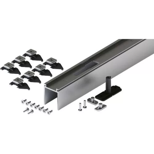 HAWA-Junior 80/100 Pocket szerelőszett fali táskához 2500 mm ezüst