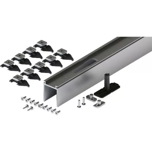 HAWA-Junior 80/100 Pocket szerelőszett fali táskához 3000mm ezüst
