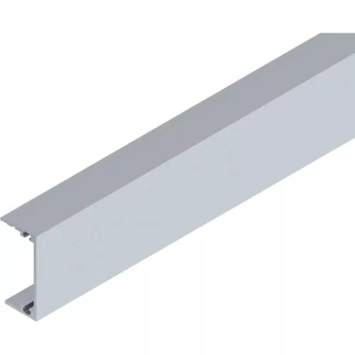 Előlap GT-S 150 méretre vágva ezüst eloxált