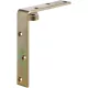 Tartó sarokvas HELM 197 jobbos furat ? 48 mm sárgára passzivált acél