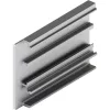 HAWA Junior 80/100 B takarósapka klipes előlaphoz 60 mm balos ezüst
