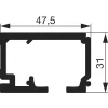 HAWA Porta futósín falra szereléshez 2500 mm ezüst