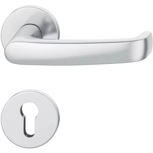 FSB tűzgátló állószárny kilincsgarnitúra 79 1045 AGL DIN PZ rozsdamentes matt