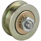 Tolóajtó-acélgörgő ? 45 mm galvanikusan horganyzott acél