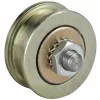 Tolóajtó-acélgörgő ? 55 mm galvanikusan horganyzott acél