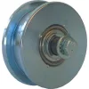 Tolóajtó-acélgörgő ? 100 mm szürkére alapozott acél