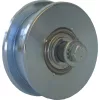 Tolóajtó-acélgörgő ? 100 mm szürkére alapozott acél