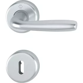   MARIBOR rozettás kilincsgarnitúra BB, 39-47, alumínium ezüst eloxált