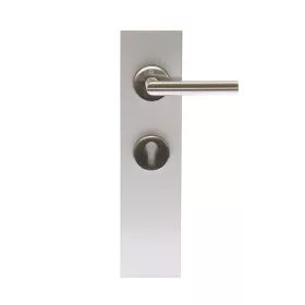   HOPPE AMSTERDAM rozettás gomb/kilincs garnitúra 37-42 mm acél matt