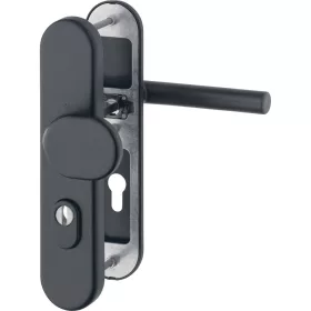   HOPPE AMSTERDAM biztonsági gomb/kilincs garnitúra PZ92 67-77 mm fekete