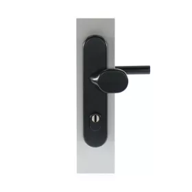   HOPPE AMSTERDAM biztonsági gomb/kilincs garnitúra PZ92 67-77 mm fekete