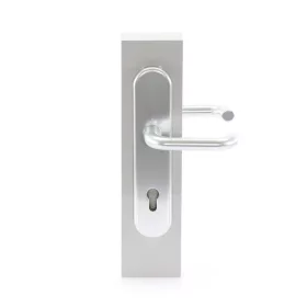   HOPPE PARIS biztonsági kilincsgarnitúra PZ88 67-72 mm ezüst