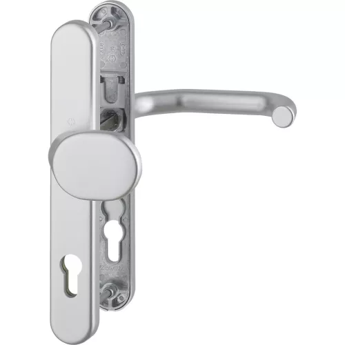 HOPPE PARIS biztonsági gomb/kilincs garnitúra PZ92 67-72 mm ezüst