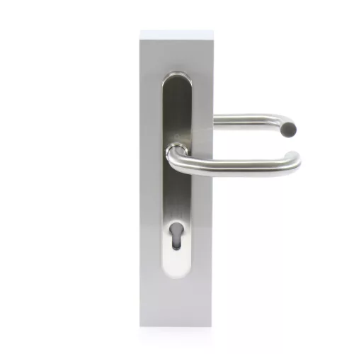 HOPPE PARIS biztonsági kilincsgarnitúra PZ92 67-72 mm nemesacél