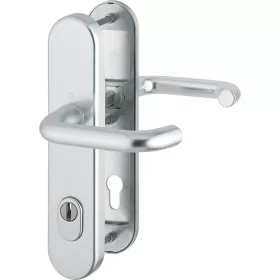   HOPPE PARIS biztonsági kilincsgarnitúra PZ92 77-87 mm ezüst