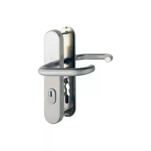 HOPPE PARIS biztonsági kilincsgarnitúra PZ92 77-82 mm nemesacél