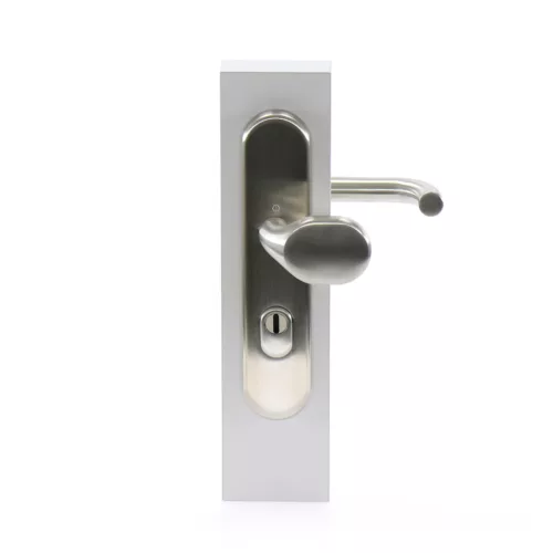 HOPPE PARIS biztonsági gomb/kilincs garnitúra PZ92 67-72 mm rozsdamentes