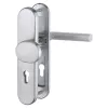 HOPPE AMSTERDAM biztonsági gomb/kilincs garnitúra PZ92 67-72 mm rozsdamentes