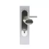 HOPPE AMSTERDAM biztonsági gomb/kilincs garnitúra PZ92 67-72 mm rozsdamentes
