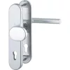 HOPPE AMSTERDAM biztonsági gomb/kilincs garnitúra PZ88 62-72 mm ezüst