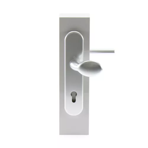 HOPPE STOCKHOLM biztonsági gomb/kilincs garnitúra PZ88 62-72 mm ezüst