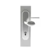 HOPPE STOCKHOLM biztonsági gomb/kilincs garnitúra PZ88 62-72 mm ezüst