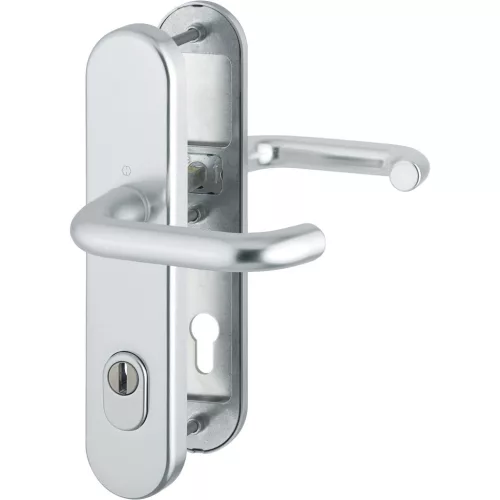 HOPPE PARIS biztonsági kilincsgarnitúra PZ88 42-47 mm ezüst