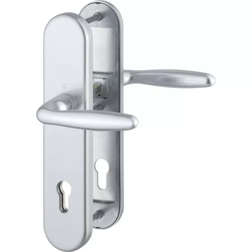 HOPPE VERONA biztonsági kilincsgarnitúra PZ88 42-47 mm ezüst
