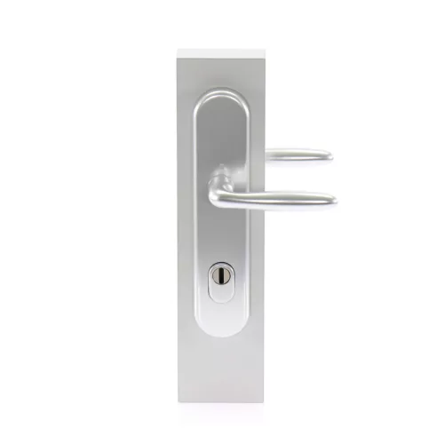 HOPPE VERONA biztonsági kilincsgarnitúra PZ88 67-72 mm ezüst