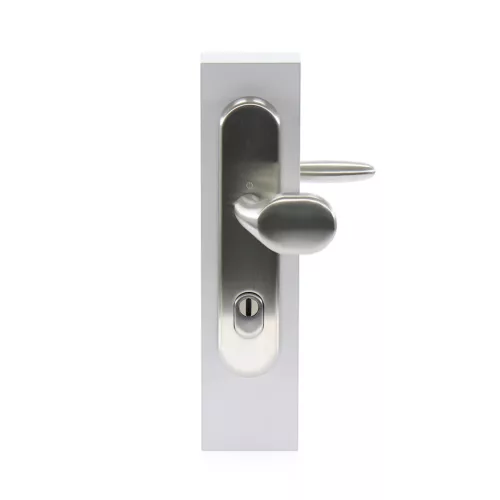 HOPPE VERONA biztonsági gomb/kilincs garnitúra PZ88 67-72 mm rozsdamentes