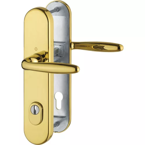 HOPPE VERONA biztonsági kilincsgarnitúra PZ88 57-67 mm fényes réz