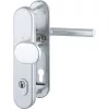 HOPPE AMSTERDAM biztonsági gomb/kilincs garnitúra PZ92 67-77 mm ezüst