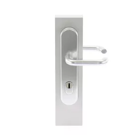   HOPPE PARIS biztonsági kilincsgarnitúra PZ88 67-72 mm ezüst