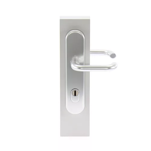 HOPPE PARIS biztonsági kilincsgarnitúra PZ88 67-72 mm ezüst