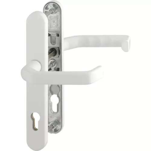 HOPPE LIVERPOOL biztonsági kilincsgarnitúra PZ92 77-82 mm fehér