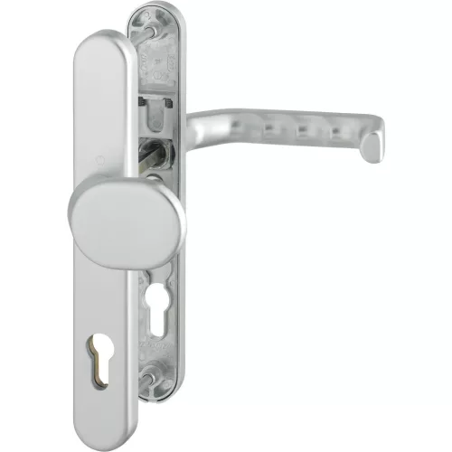 HOPPE LIVERPOOL biztonsági gomb/kilincs garnitúra PZ92 77-82 mm ezüst