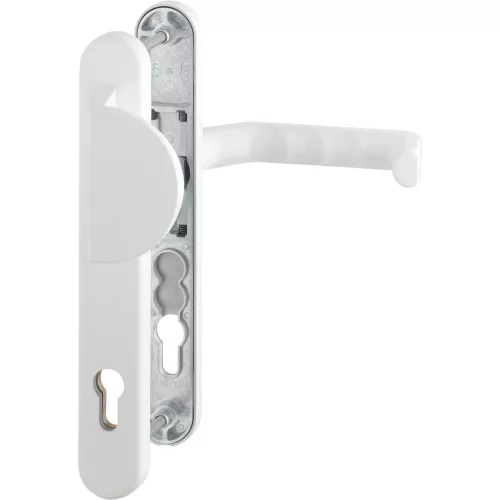 HOPPE LIVERPOOL biztonsági gomb/kilincs garnitúra PZ92 77-82 mm fehér