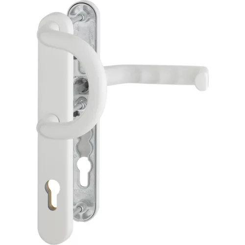 HOPPE LIVERPOOL biztonsági gomb/kilincs garnitúra PZ92 77-82 mm fehér