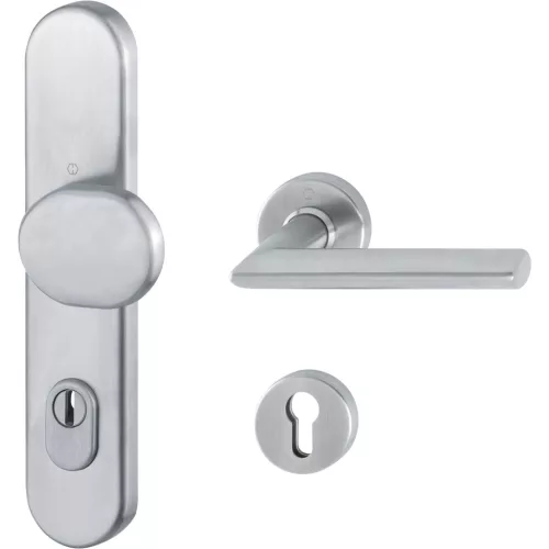 HOPPE bejáratiajtó-garnitúra  67-72 mm matt