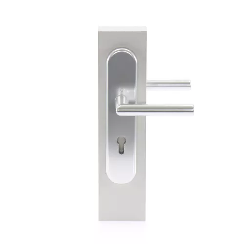 HOPPE AMSTERDAM biztonsági kilincsgarnitúra PZ72 42-47 mm ezüst