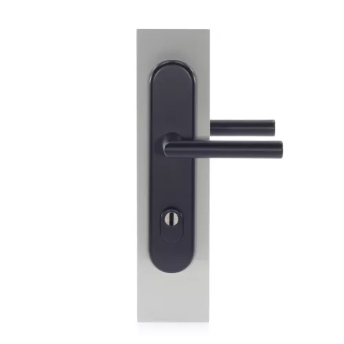 HOPPE AMSTERDAM biztonsági kilincsgarnitúra PZ72 42-47 mm ezüst