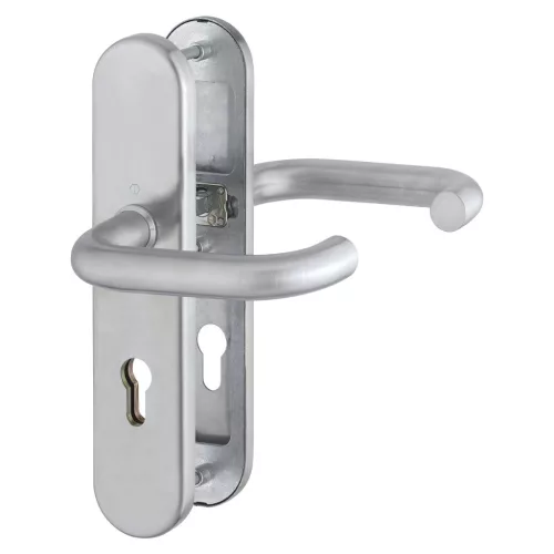 HOPPE PARIS biztonsági kilincsgarnitúra PZ72 42-47 mm nemesacél